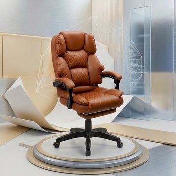 Крісло для офісу або дому Comfort Pro, світло-коричневий 8832652434 фото