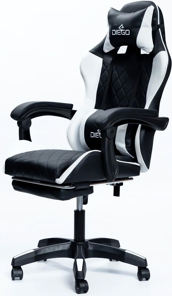 Комп'ютерне крісло для геймерів AERO Black-White 02023 фото