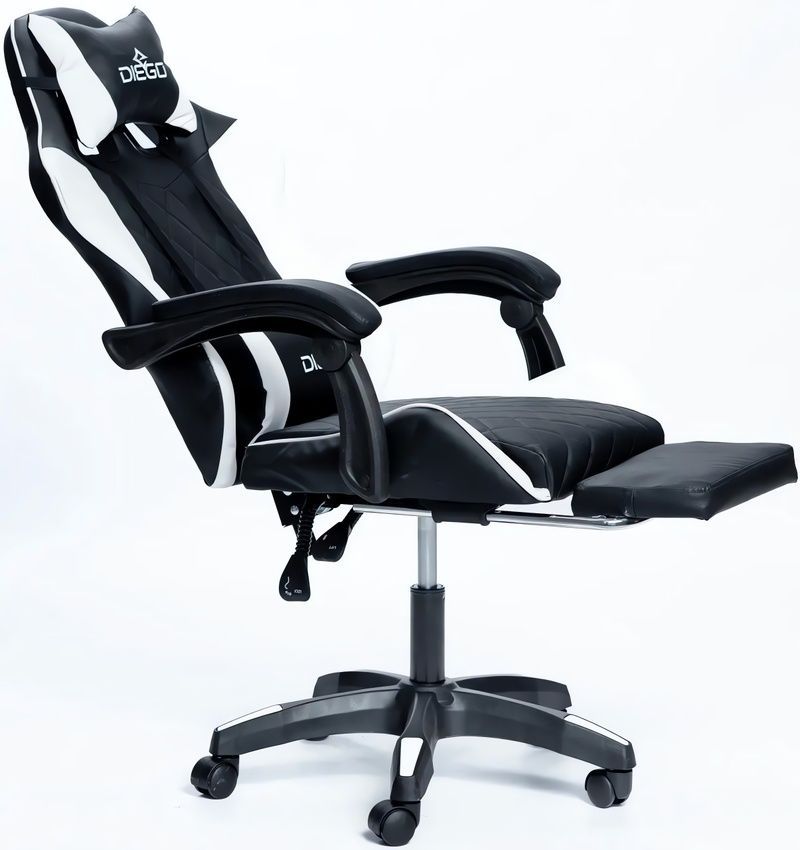 Комп'ютерне крісло для геймерів AERO Black-White 02023 фото