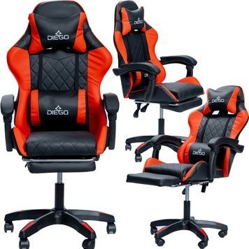 Комп'ютерне крісло для геймерів AERO Black-Red 03023 фото