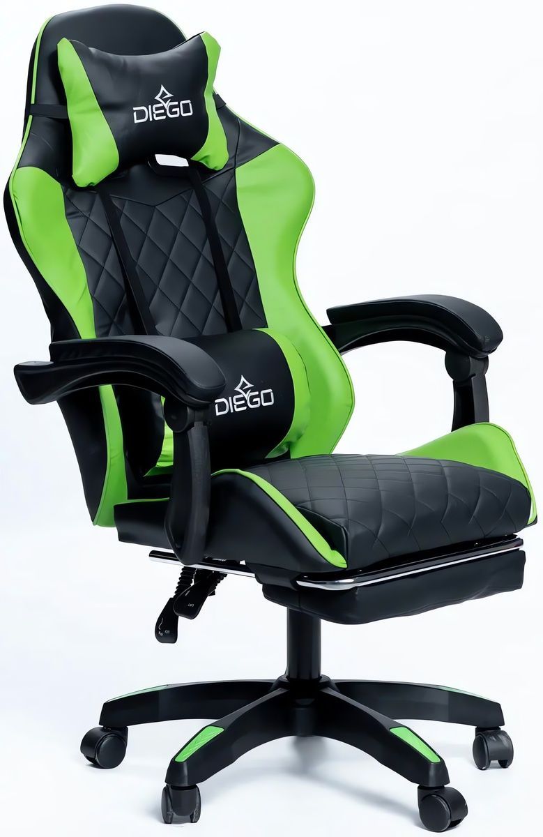 Компьютерное кресло для геймеров AERO Black-Green 04023 фото