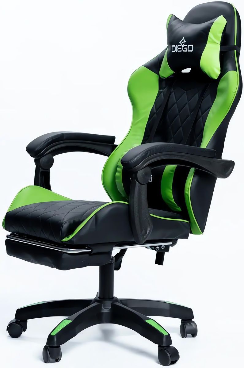 Компьютерное кресло для геймеров AERO Black-Green 04023 фото