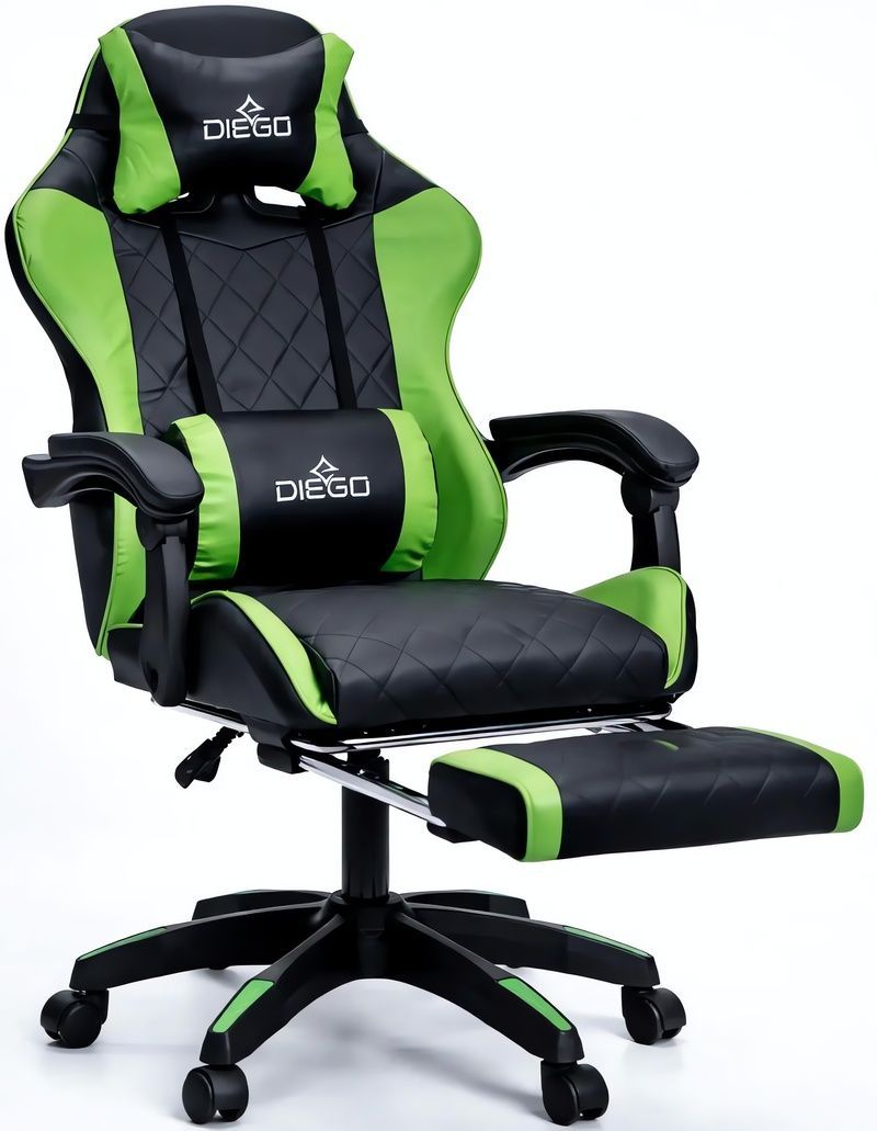 Компьютерное кресло для геймеров AERO Black-Green 04023 фото