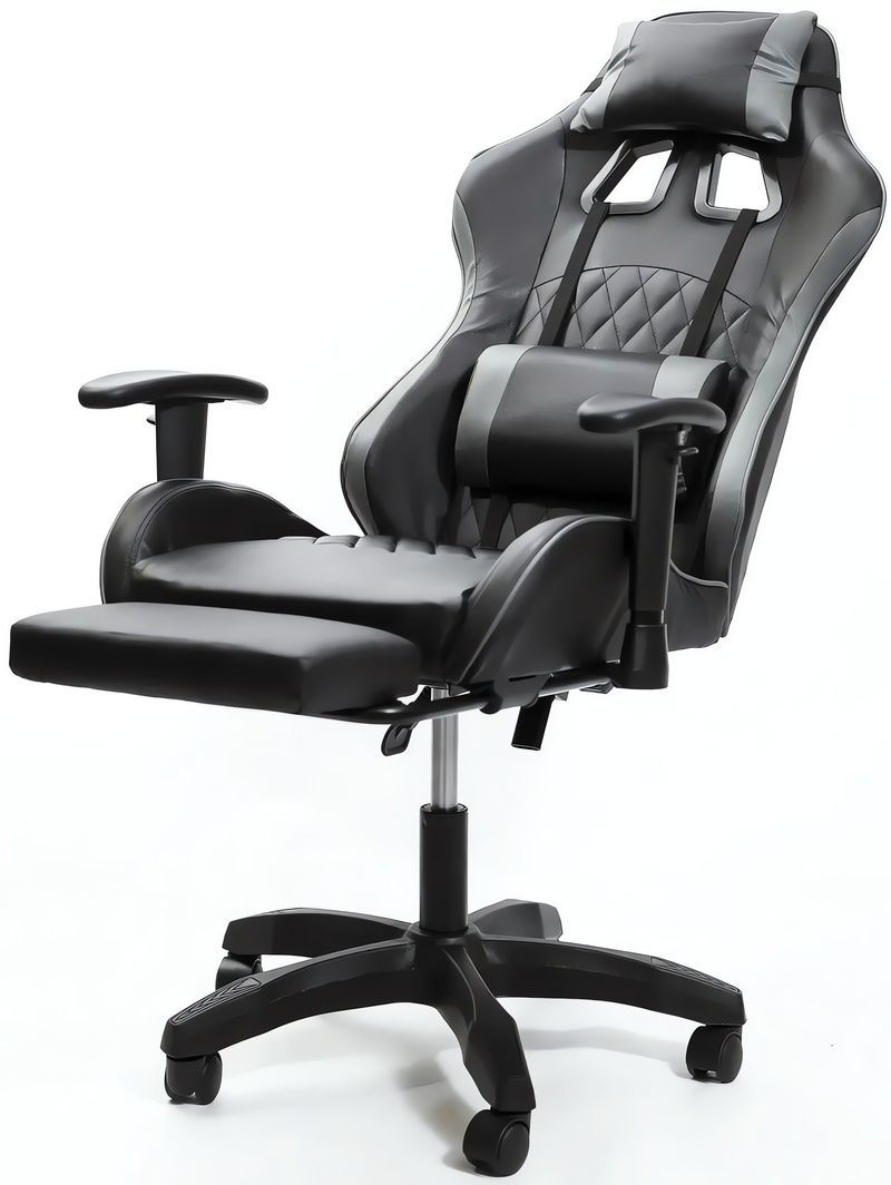 Компьютерное кресло для геймеров Raptor black 10412 фото